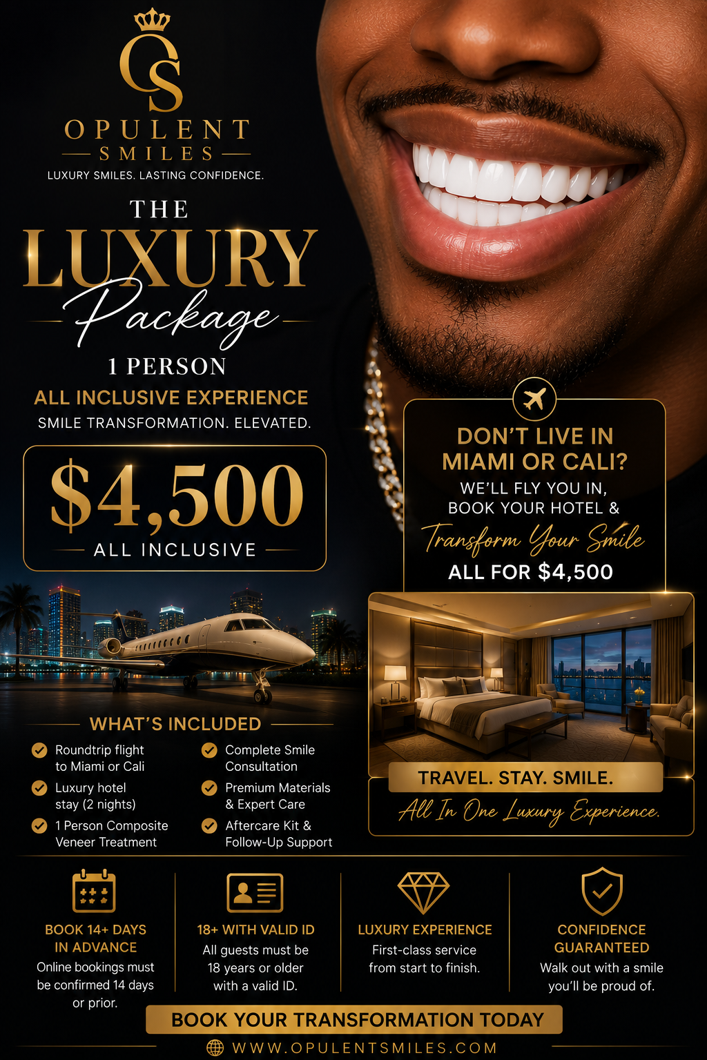 ✨ Opulent Smiles – The Luxury Single Smile Package